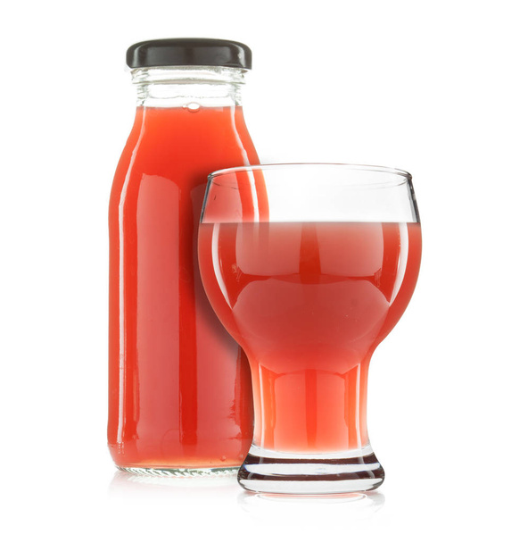 pomegranate juice in a glass isolated  - Photo, Image