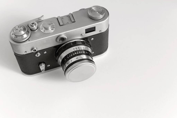 one old camera of monochrome tone - Photo, Image