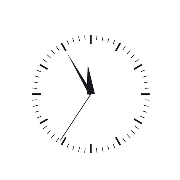 Um relógio preto
 - Vetor, Imagem