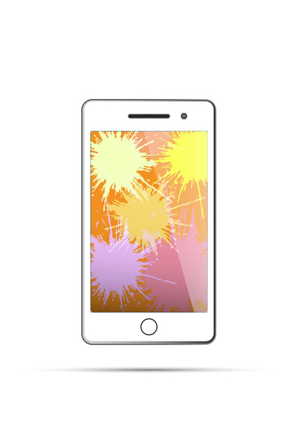 a mobile phone - Vector, Image