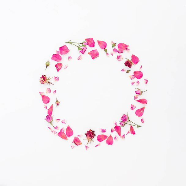 marco floral con rosas
  - Foto, imagen