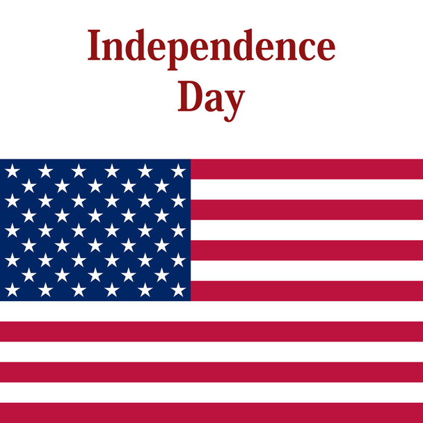 Día de la Independencia en los Estados Unidos de América
. - Vector, imagen