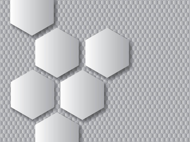 Abstract background with hexagons - Vektor, Bild