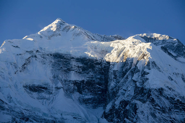 Majestic mountain peaks in Himalayas mountains in Nepal - Photo, Image