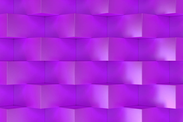 Patrón con formas rectangulares violetas
 - Foto, Imagen
