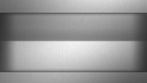 Dark gray background, brushed metal texture - Photo, Image