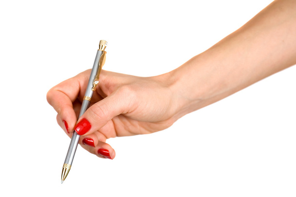 Psaní rukou mladé ženy - Fotografie, Obrázek