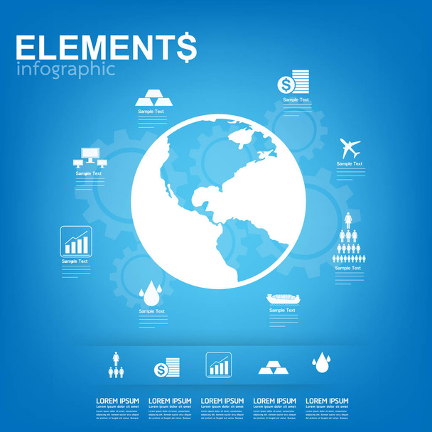 Business Elements concept - Вектор,изображение