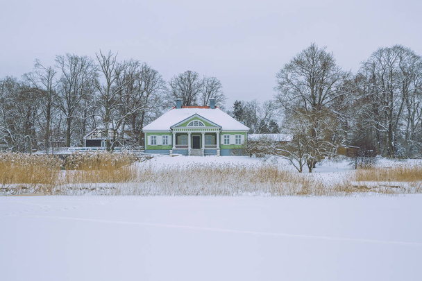 Soğuk kış Letonya. - Fotoğraf, Görsel