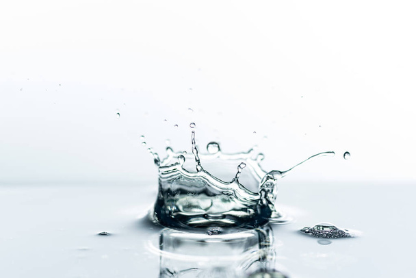 Photo of water splashes and ripples background - Photo, Image
