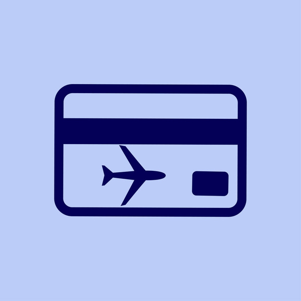 ticket flat icon - Vector, Image