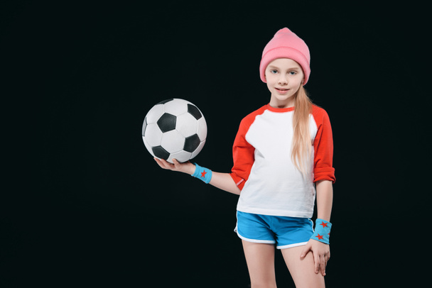 Fille sportive avec balle
  - Photo, image