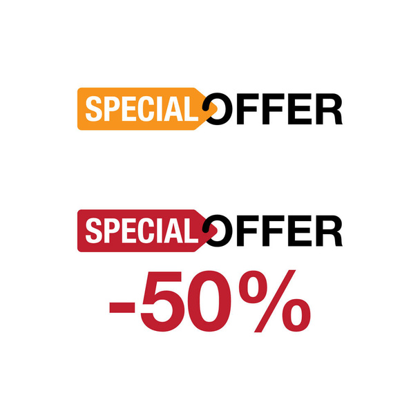 Special offer tag - Vector, Image