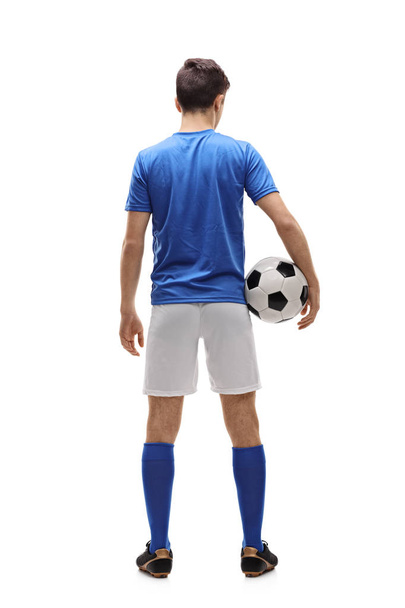 teenage football player - Foto, afbeelding