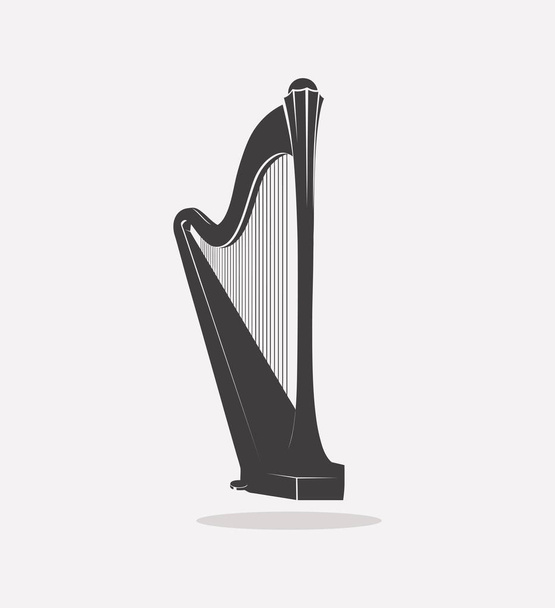 Vektorové Logo harfa - Vektor, obrázek