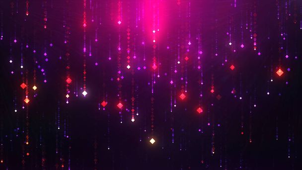 Glamorous shining glowing dots are a good background for nightclubs and bars Loop - Photo, Image