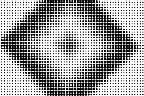 ホワイト バック グラウンド コピー スペースに抽象的な菱形ハーフトーン - 写真・画像
