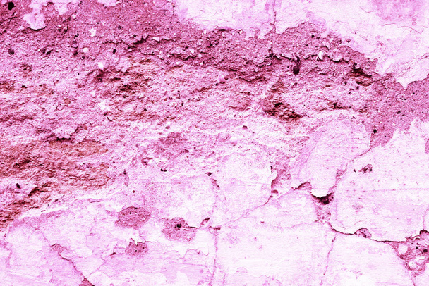 Fragment de mur avec des attritions et des fissures
 - Photo, image
