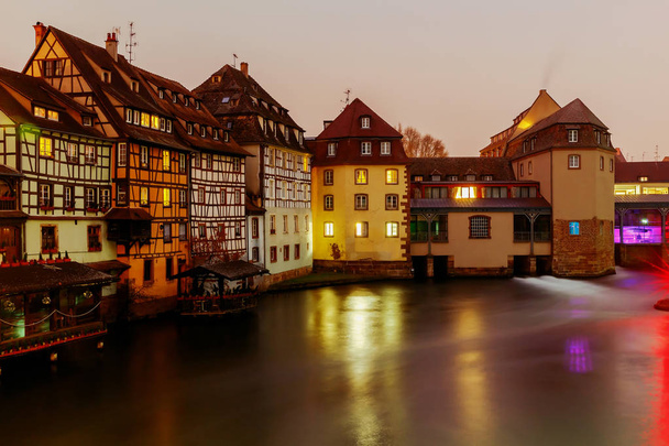 Straßburg. petite france Bezirk in der Altstadt. - Foto, Bild