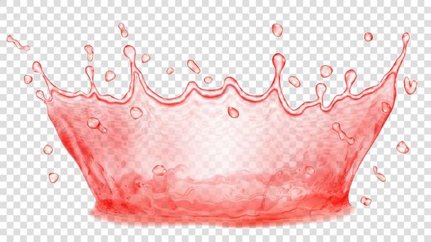 Corona d'acqua. Un goccio d'acqua. Trasparenza solo nel file vettoriale
 - Vettoriali, immagini