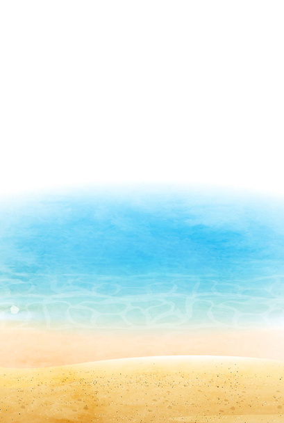 海夏熱夏の背景 - ベクター画像
