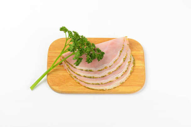 asparagus coated ham - Photo, Image
