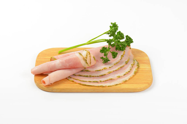 asparagus coated ham - Photo, Image