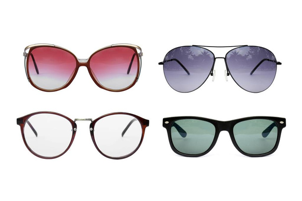 Colección de gafas de sol y gafas graduadas
. - Foto, imagen