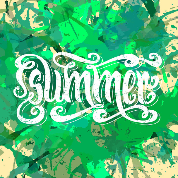 Summer in green - Vetor, Imagem