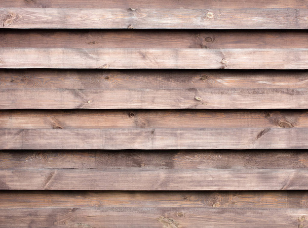 Texture d'une clôture en bois avec un nouveau fond brun horizontal
 - Photo, image
