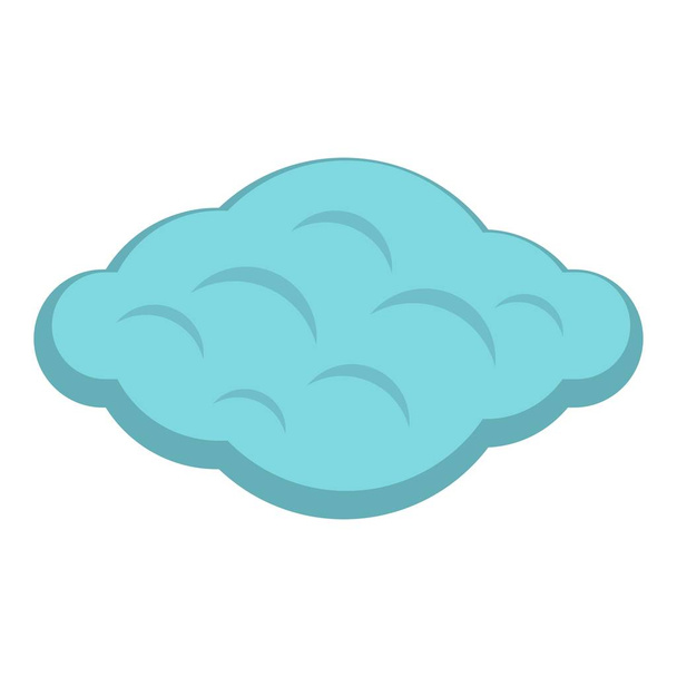 Curly cloud icon isolated - Vector, imagen