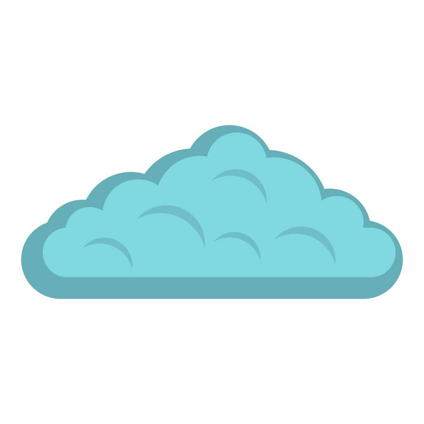 Wet cloud icon isolated - Vector, imagen