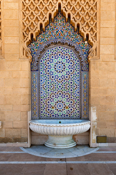 Mausoleum Mohamed V. in Rabat, Marokko - Foto, afbeelding