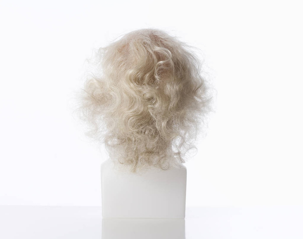 Mannequin Male Head with Bald Wig  - Zdjęcie, obraz