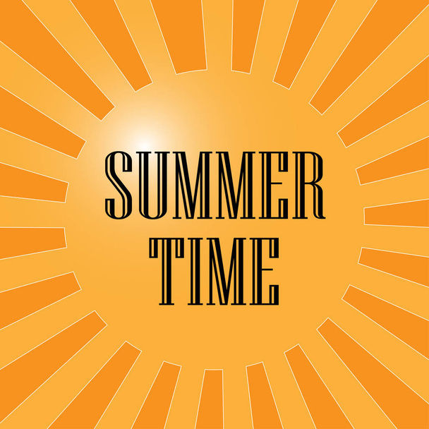 Summer Time suunnittelu vektori
 - Vektori, kuva