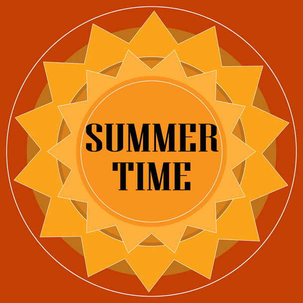 Summer Time vector art - Vector, Image