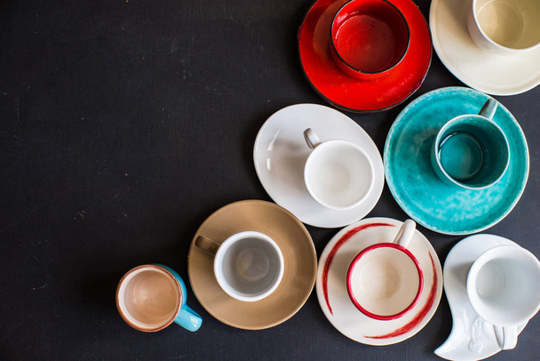 Rustic ceramic cups - Photo, Image