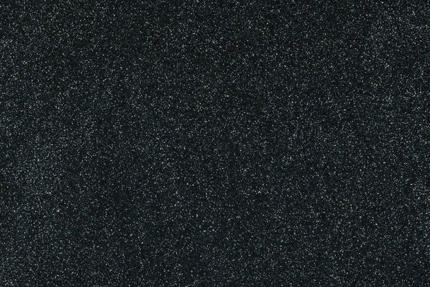 black glitter texture abstract background - Photo, image