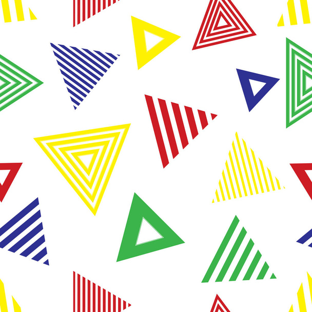 Bright abstract triangles. - Vector, Image
