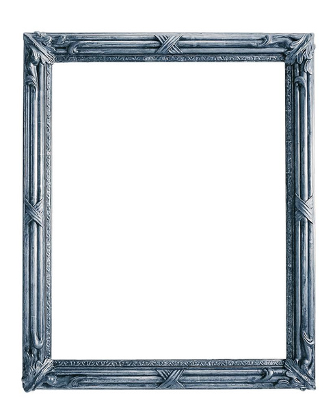 zilver houten frame - Foto, afbeelding