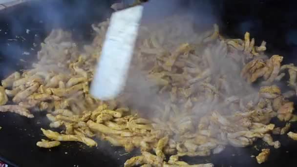 Ruoanlaitto wokissa - Materiaali, video
