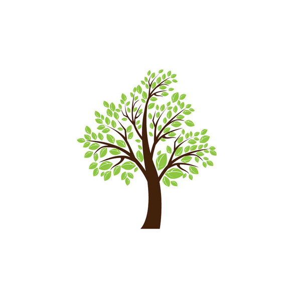 Vector tree illustration - Vetor, Imagem