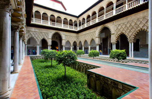 Real Alcázar en Sevilla, Andalucía
 - Foto, imagen