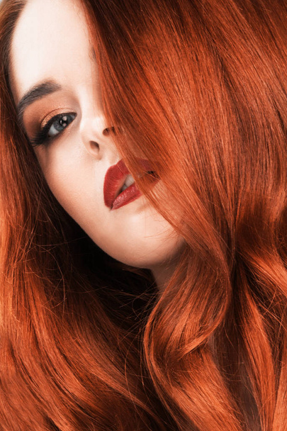 Gorgeous redhead girl - Фото, зображення