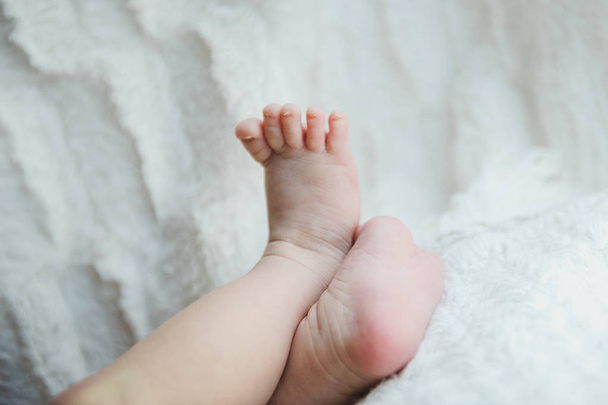 Toddler's feet. Baby's feet. - Foto, imagen