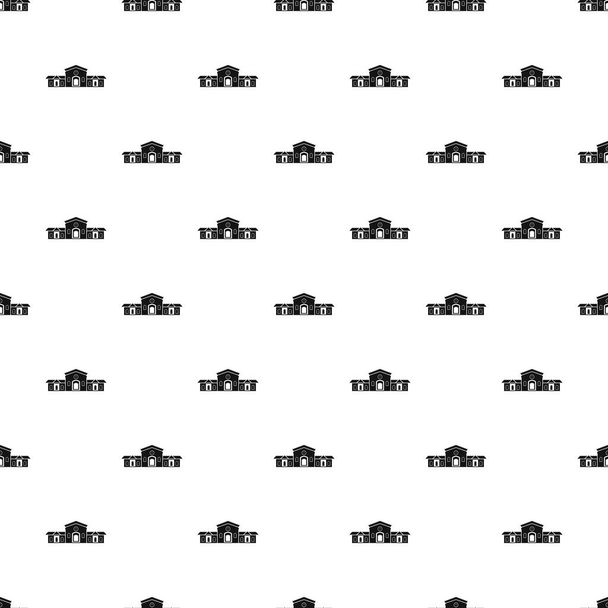 Railway station building pattern vector - Vector, Image