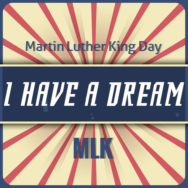 Martin Luther King Day  - Vector, Image