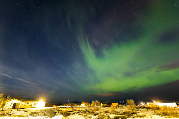 Northern Light of Aurora borealis - Valokuva, kuva