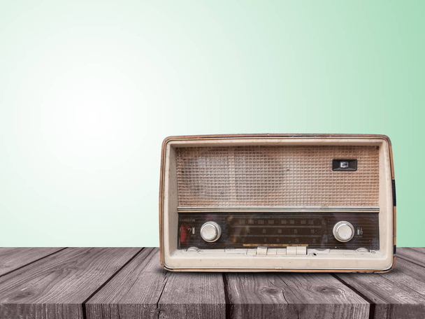 Stare radio retro - Zdjęcie, obraz
