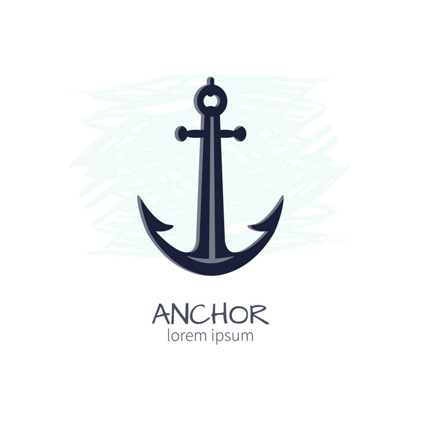 Vector Illustration of Anchor. - Vecteur, image